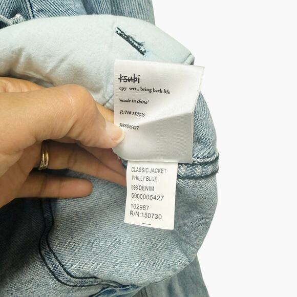 Ksubi Classic Jacket‎ Philly Blue Denim Men’s Size XL - Picture 9 of 12
